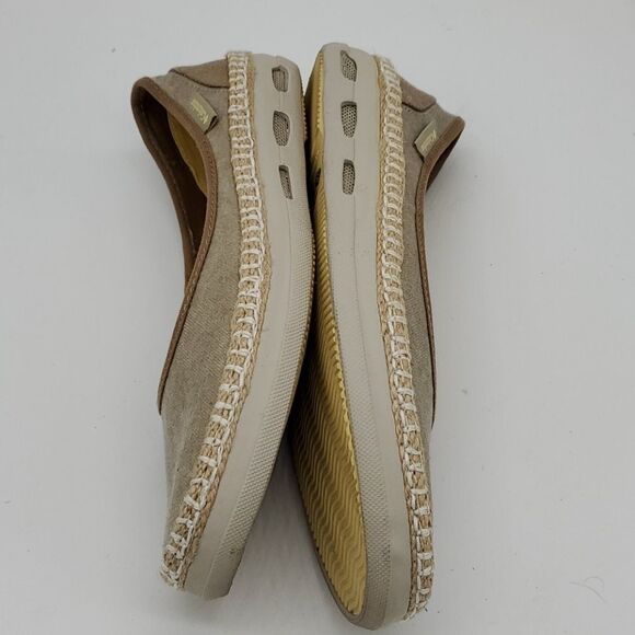 Columbia Vulc NVent Flat slip-on shoes Athletic Flat Canvas Tan Sz 7 Vulc NVent - Picture 6 of 7